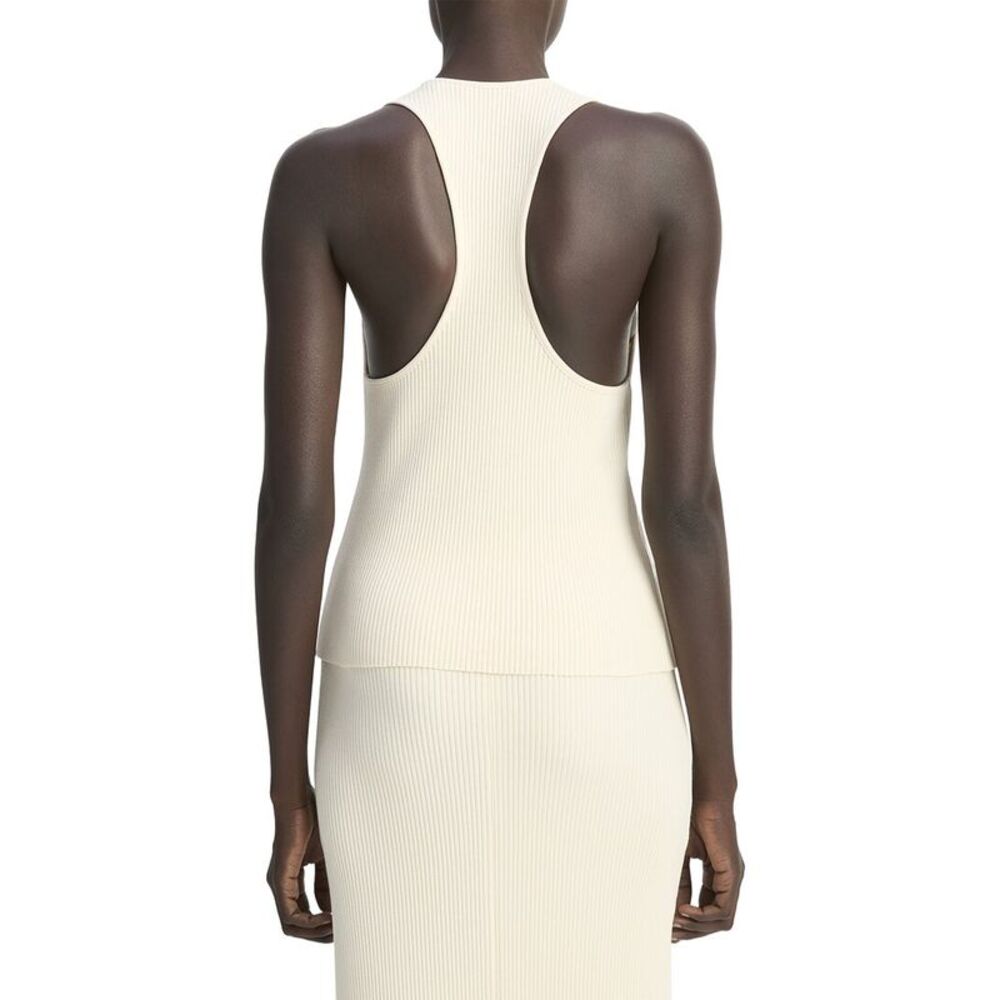 Vince Womens Rib Racerback Tank Top - Picture 2 of 4